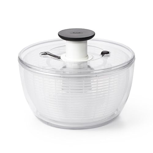 OXO Good Grips Large Salad Spinner - 6.22 Qt., White