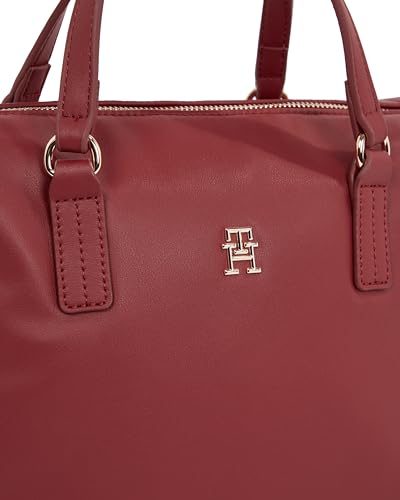 Tommy Hilfiger POPPY REFORM SMALL TOTE, red