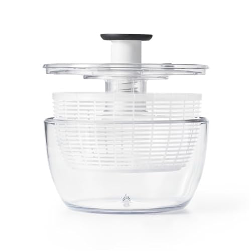 OXO Good Grips Large Salad Spinner - 6.22 Qt., White