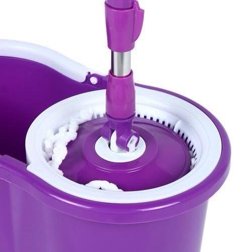 360° Floor Magic SPIN MOP Bucket Set Microfiber Rotating Dry Heads