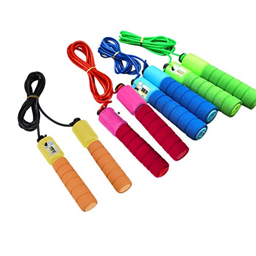 Jump Rope 2025 New 8ft Plastic Adjustable Length Jump Ropes with Counter and Non-Slip Foam Handles,Jump Rope for Women,Jump Rope for Kids,Jumprope for Workout Training Exercise Gym Home Fitness