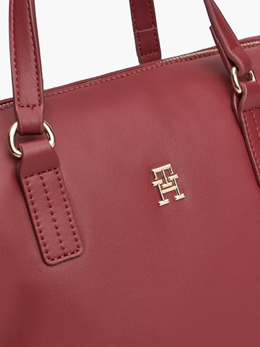 Tommy Hilfiger POPPY REFORM SMALL TOTE, red