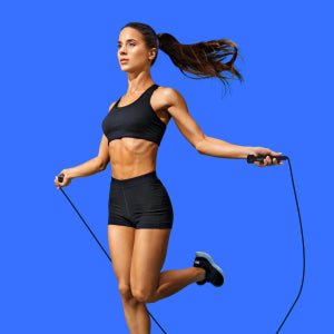 SPORTBIT Adjustable Jump Rope for Fitness - Jumping Rope for Women, Men. Skipping Rope for Workout, Boxing, Exercise. Speed Jump Rope for Adults (Pink)
