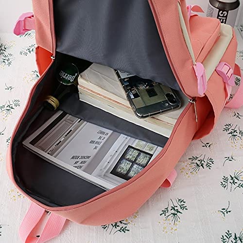 4pcs School Bags Set Kawaii Backpacks for Teen Girls School Backpack