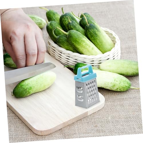 Alipis 6pcs Mini Cheese Shredder Handheld Cheese Peel Cutter Fruit Garlic Grinder Ginger Vegetable Potato Carrot Slicer Chopper Kitchen Gadgets Tools