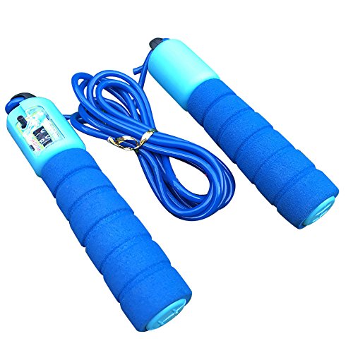 Jump Rope 2025 New 8ft Plastic Adjustable Length Jump Ropes with Counter and Non-Slip Foam Handles,Jump Rope for Women,Jump Rope for Kids,Jumprope for Workout Training Exercise Gym Home Fitness