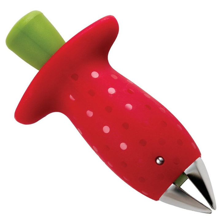 Chef'n Original Stem Gem Strawberry Huller, Red/Green -