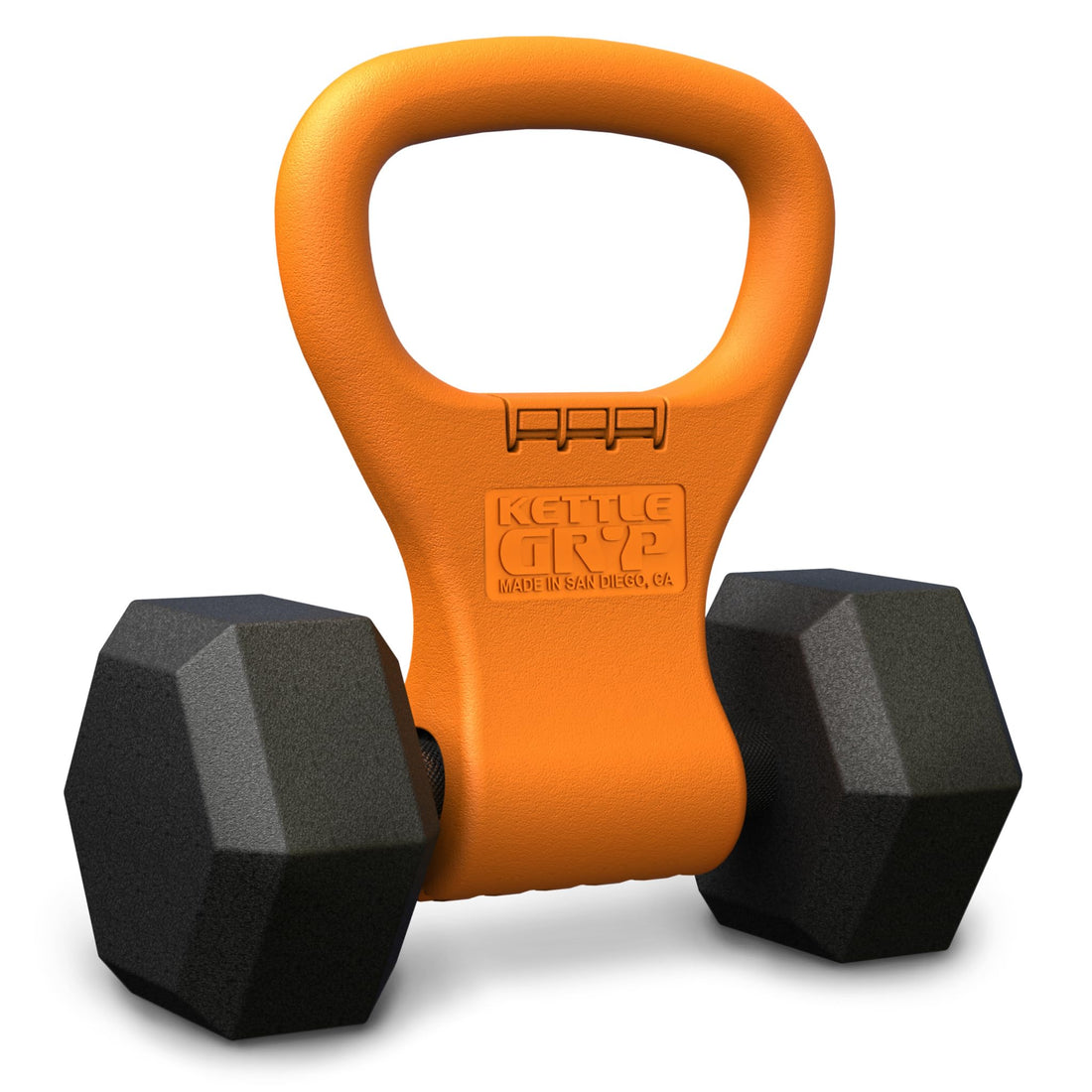 KETTLE GRYP - The Original - As Seen on SHARK TANK! Converts Your Dumbbells Into Kettlebells - Made in the USA - Dumbbell Grip Handle