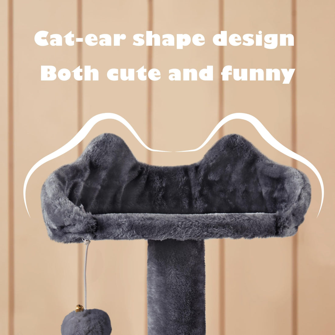 138.5cm Cat Tree Tower Scratching Posts Multilevel Cat Climbing House with Condos